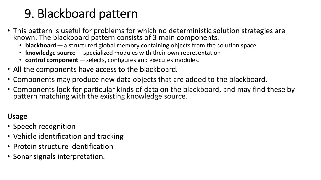 9 blackboard pattern 9 blackboard pattern