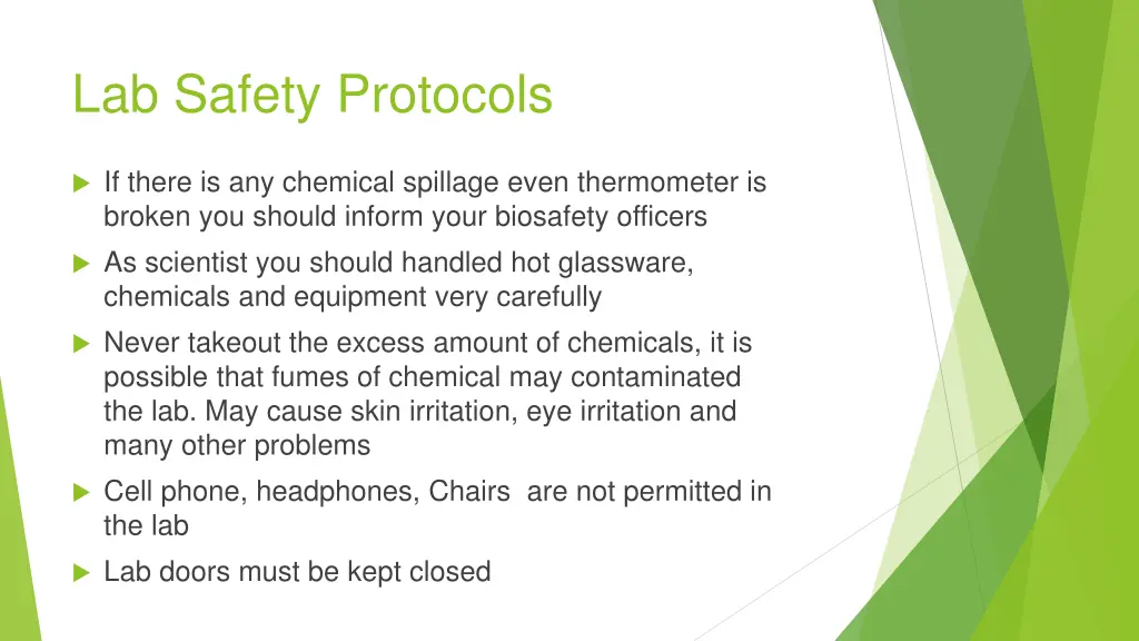 lab safety protocols 2