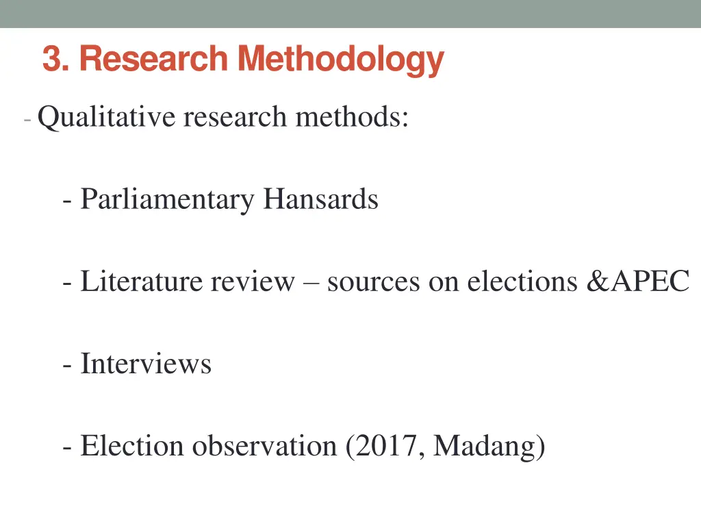 3 research methodology