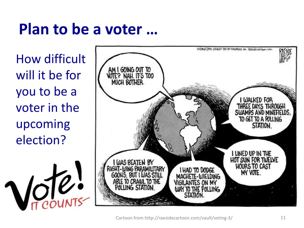 plan to be a voter