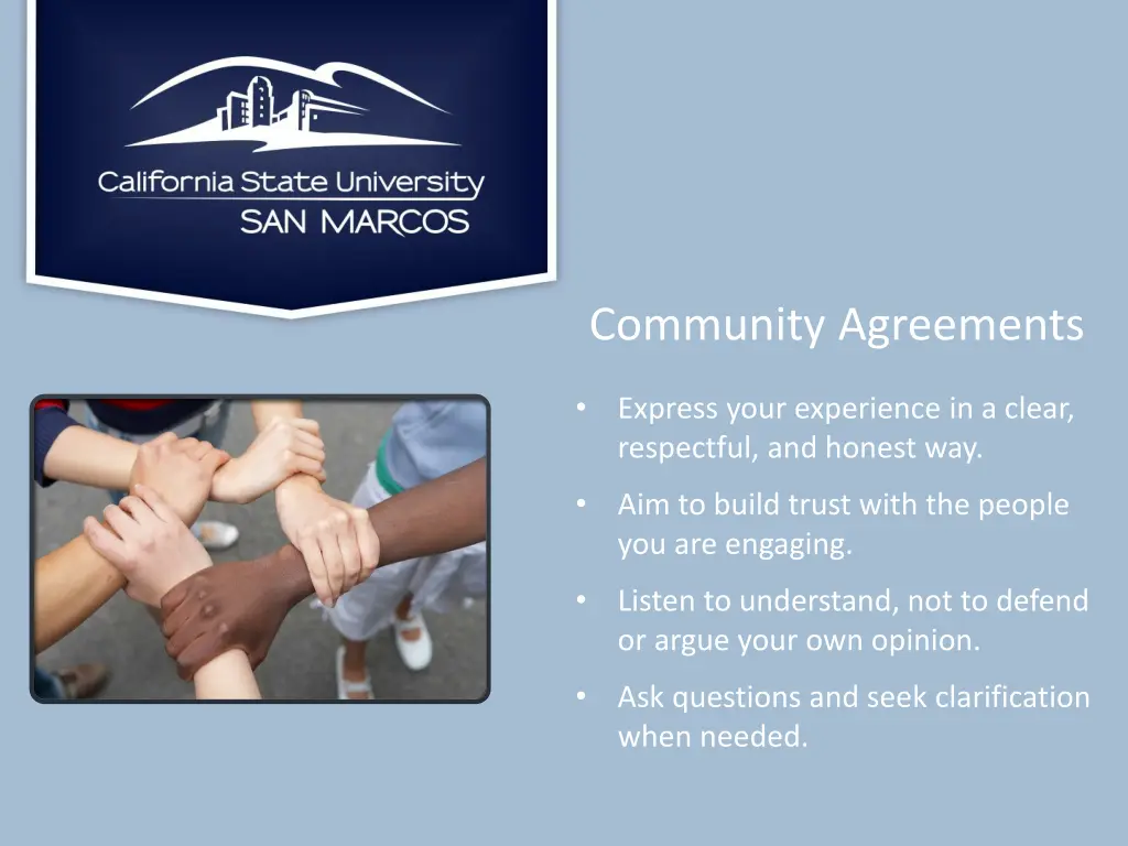 community agreements