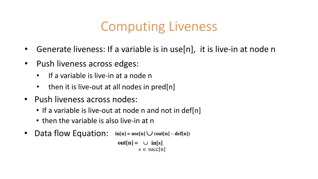 computing liveness