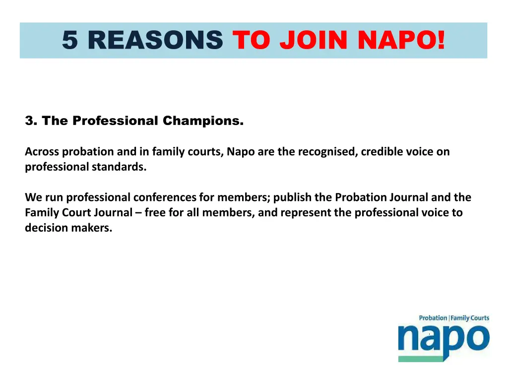 5 reasons to join napo 2