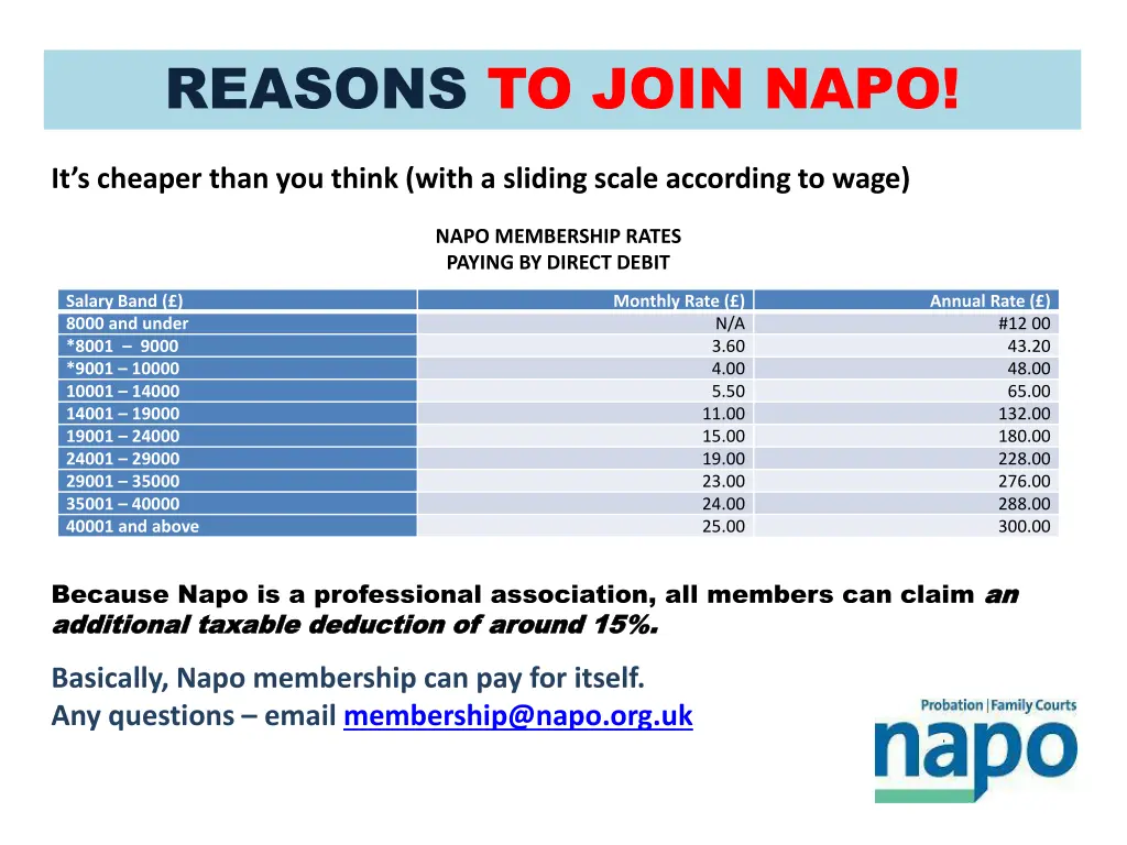 reasons to join napo