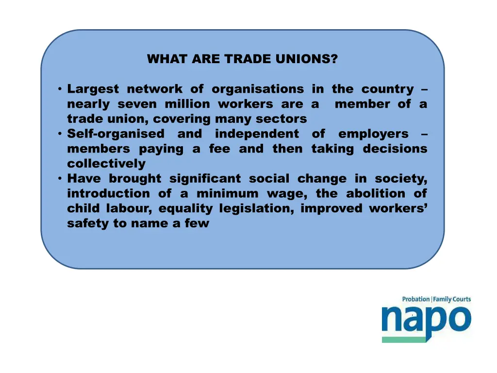 what are trade unions