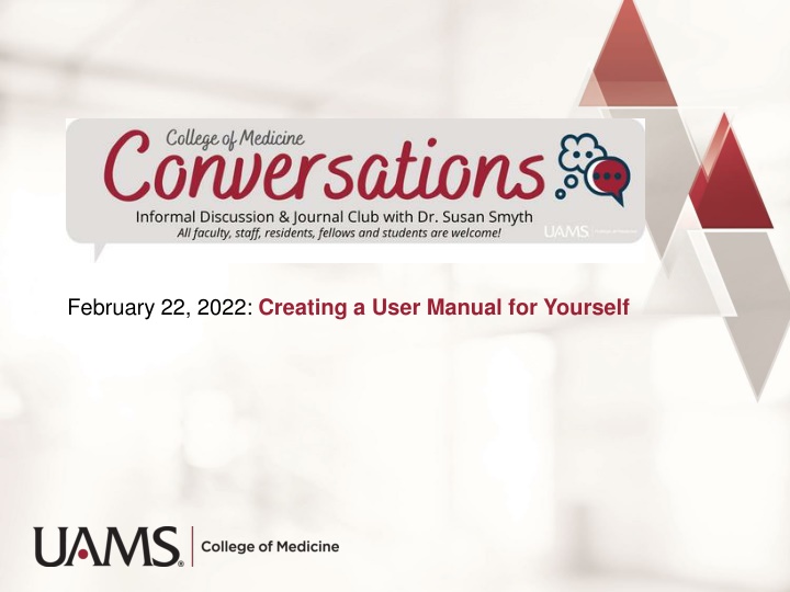 february 22 2022 creating a user manual