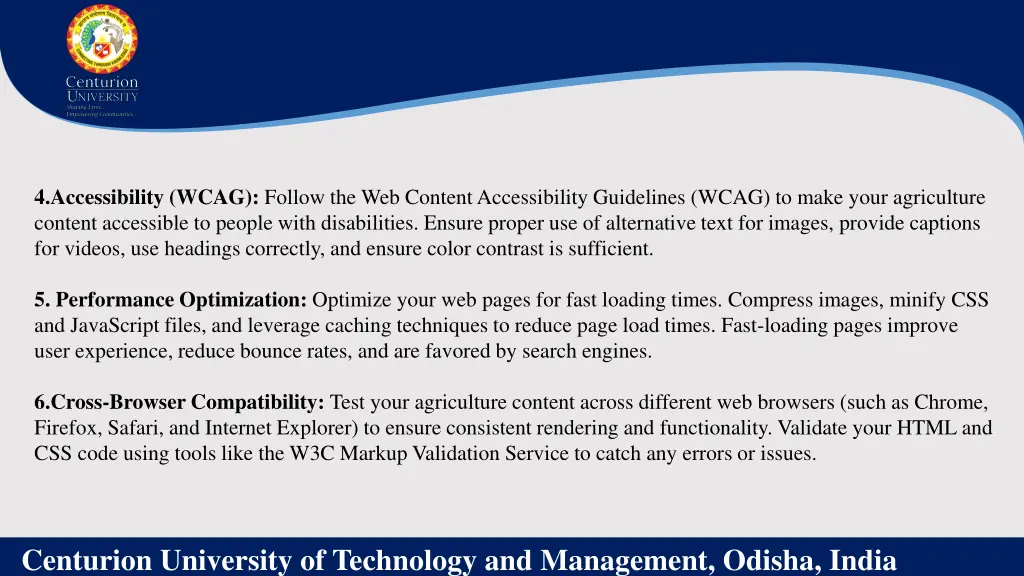 4 accessibility wcag follow the web content