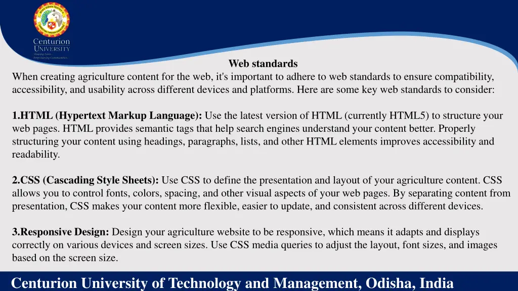 web standards