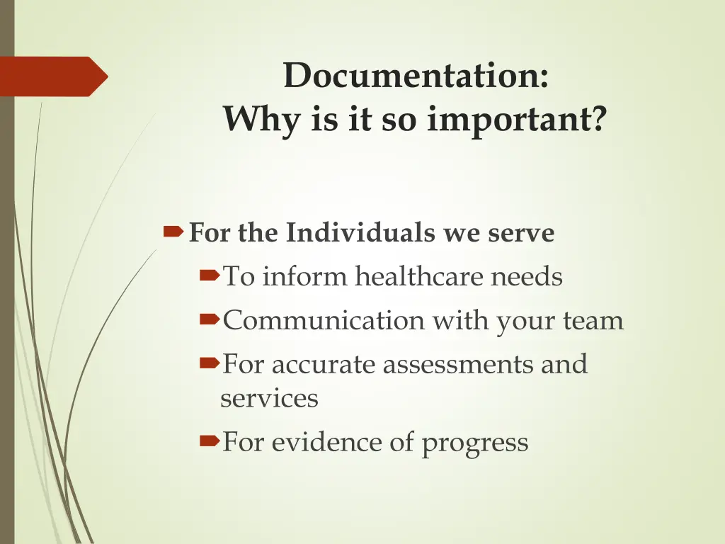 documentation why is it so important