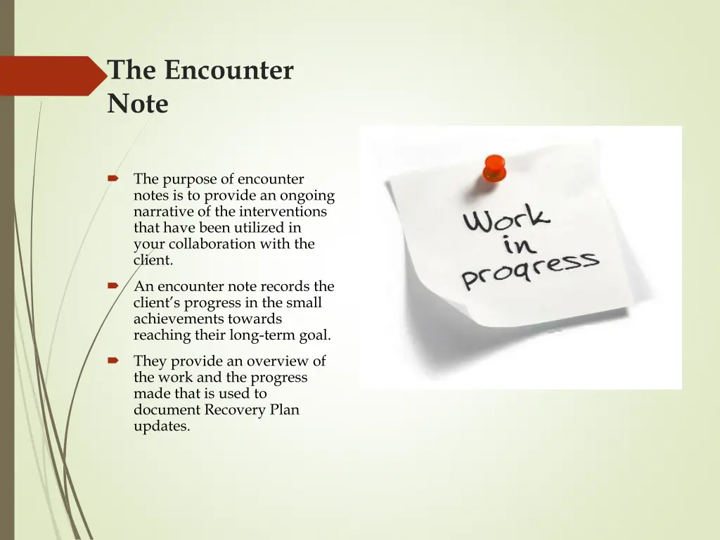 the encounter note