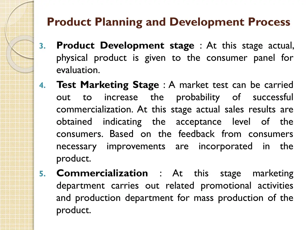 product planning and development process 1