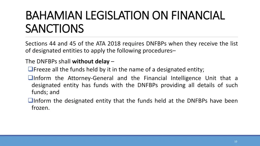 bahamian legislation on financial bahamian 1