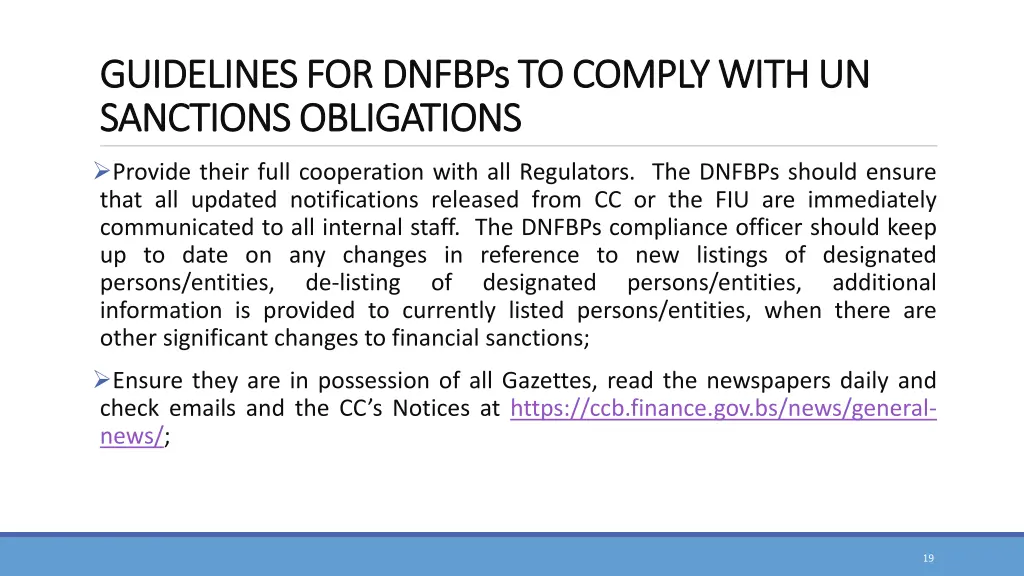 guidelines for dnfbps to comply with 3