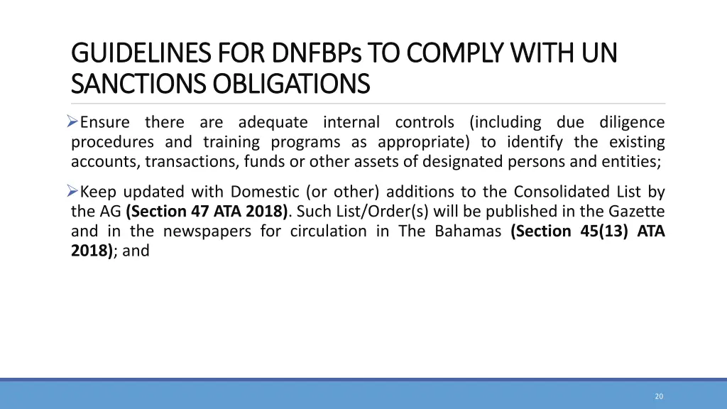 guidelines for dnfbps to comply with 4