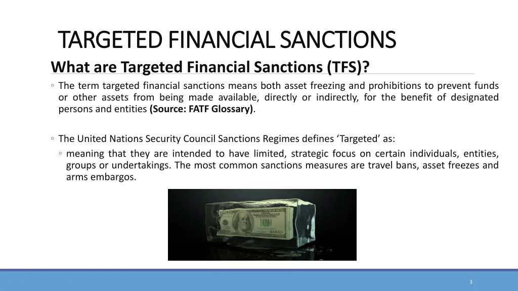 targeted financial sanctions targeted financial