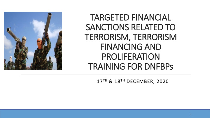 targeted financial targeted financial sanctions