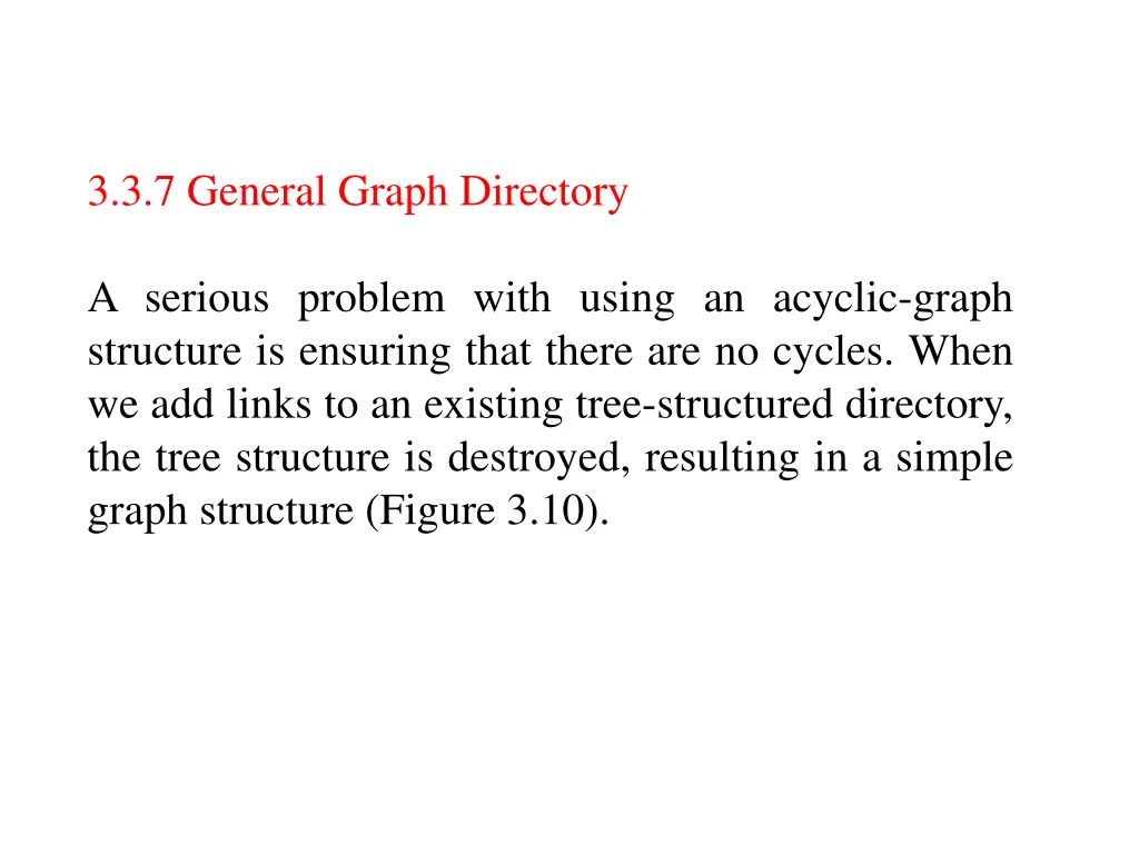 3 3 7 general graph directory