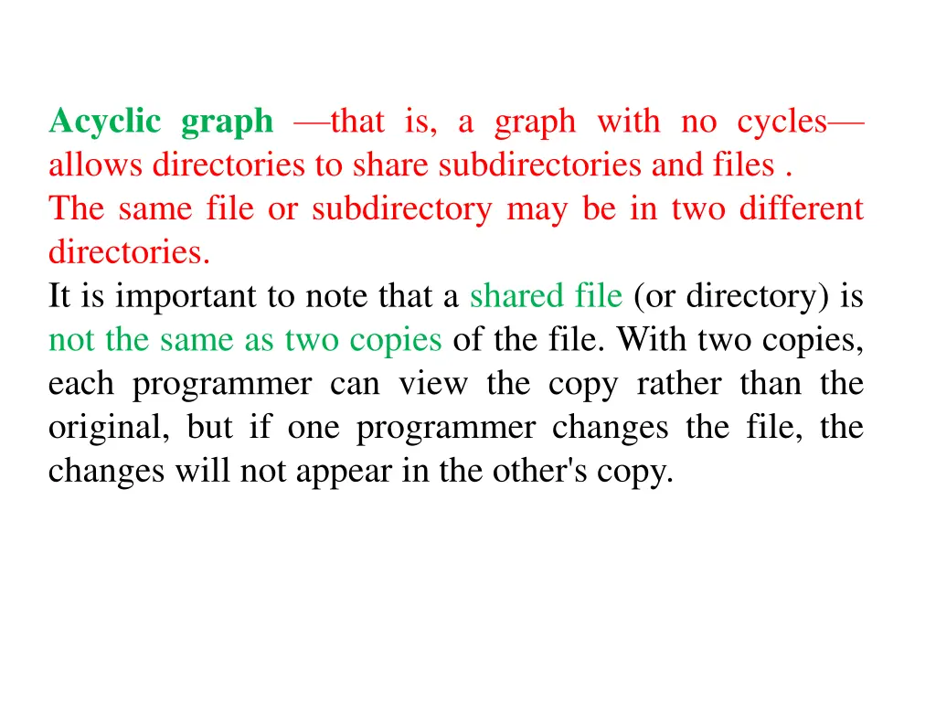 acyclic graph that is a graph with no cycles