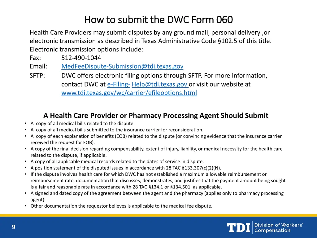 how to submit the dwc form 060 how to submit