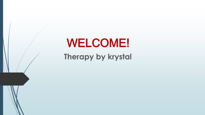 welcome welcome therapy by krystal