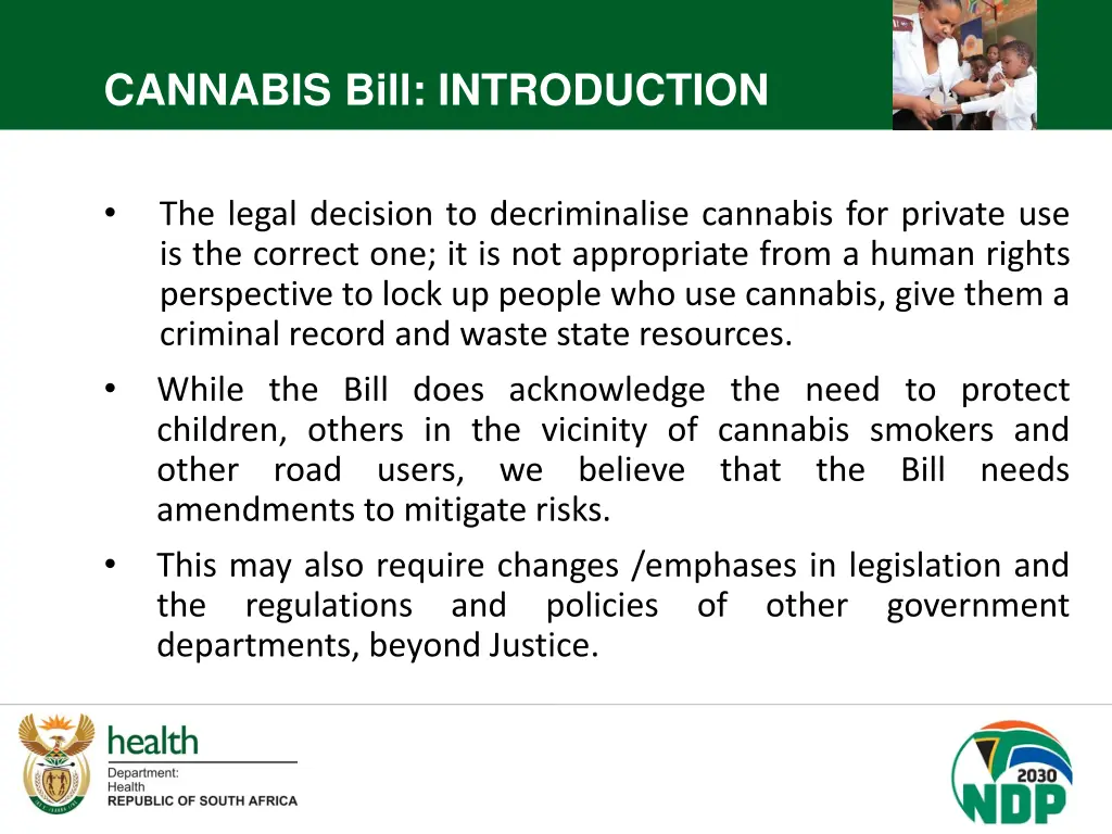 cannabis bill introduction