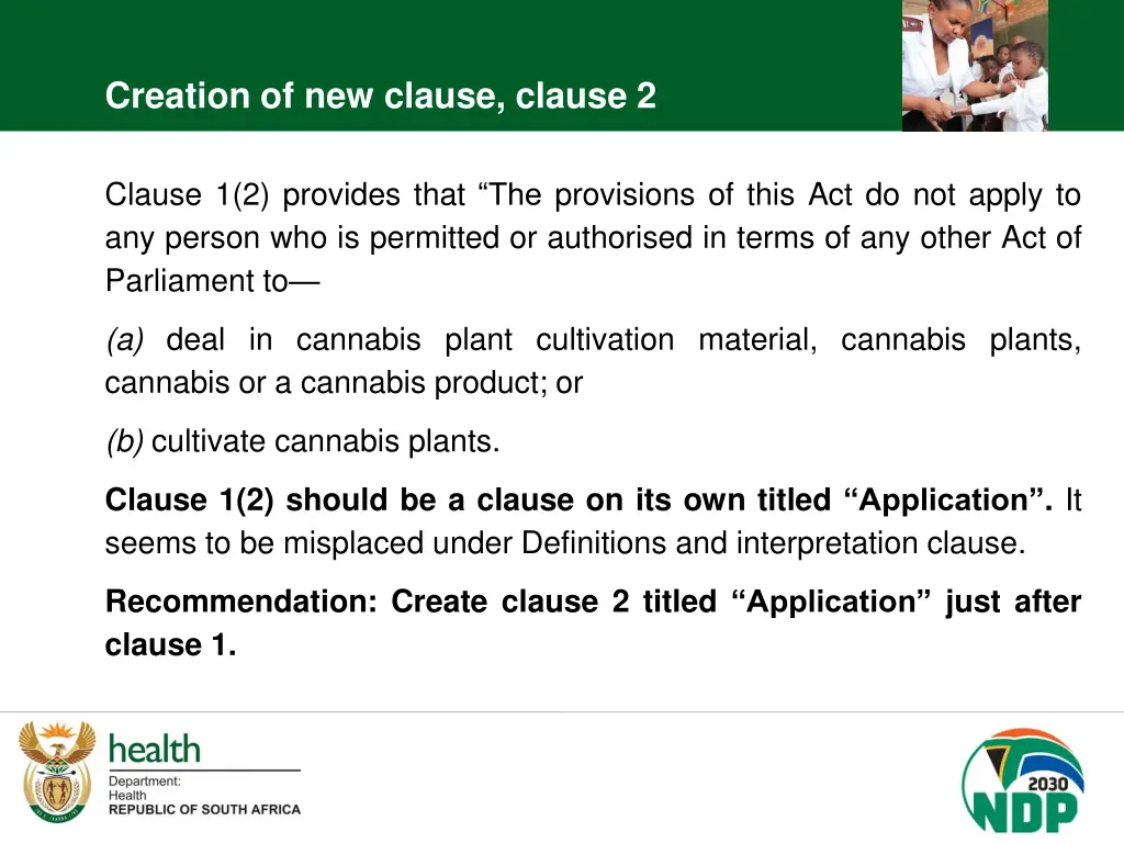 creation of new clause clause 2