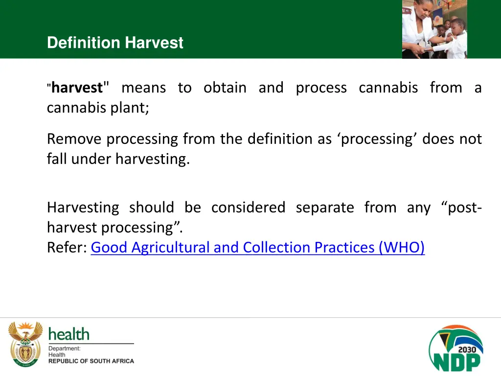 definition harvest