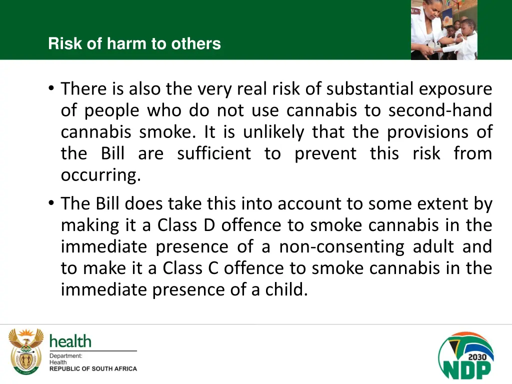 risk of harm to others