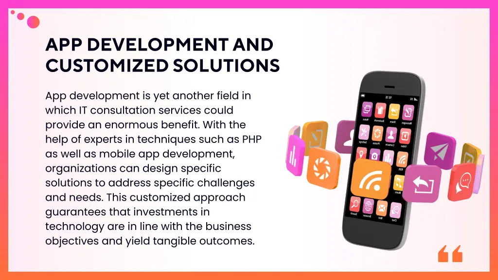 app development and customized solutions