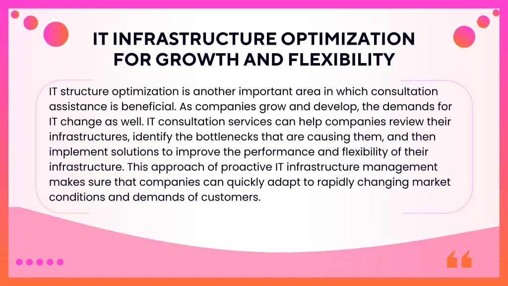 it infrastructure optimization for growth