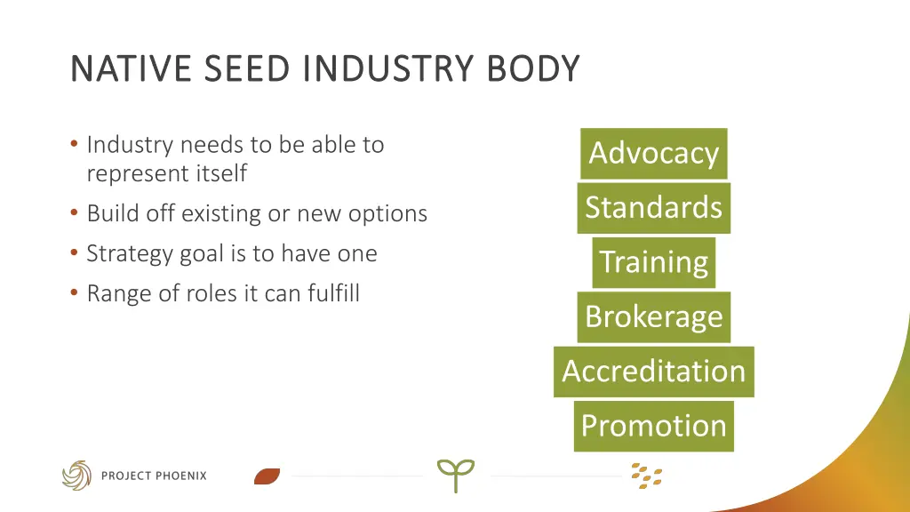 native seed industry body native seed industry