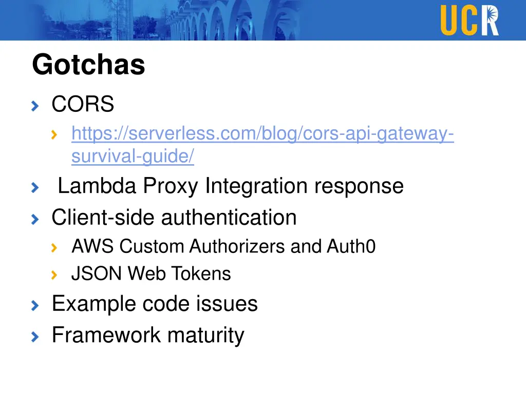 gotchas cors https serverless com blog cors