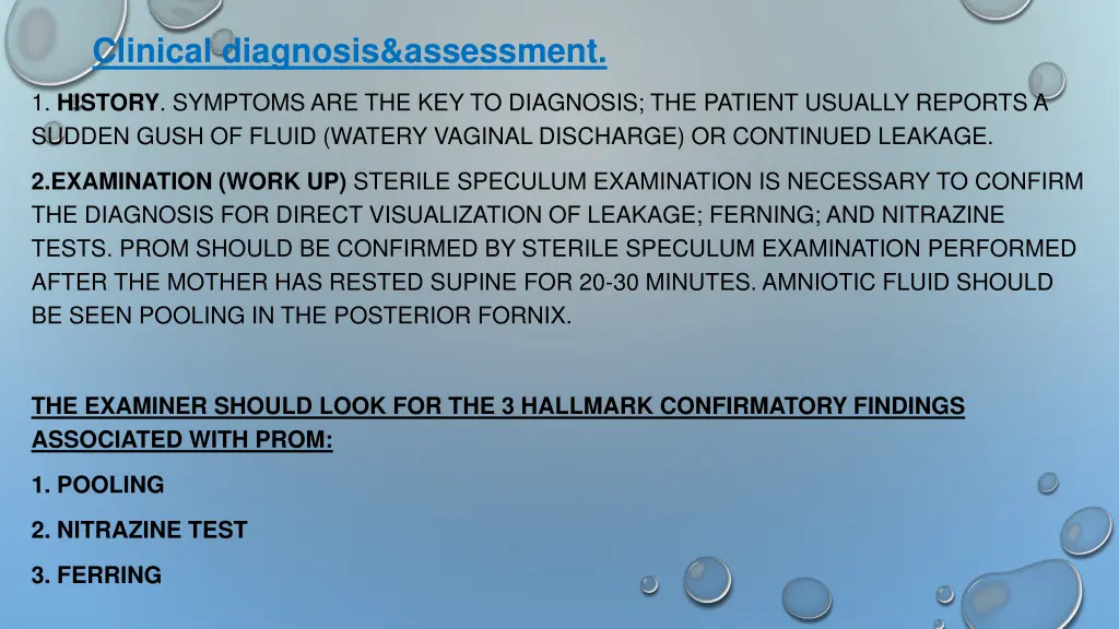 clinical diagnosis assessment