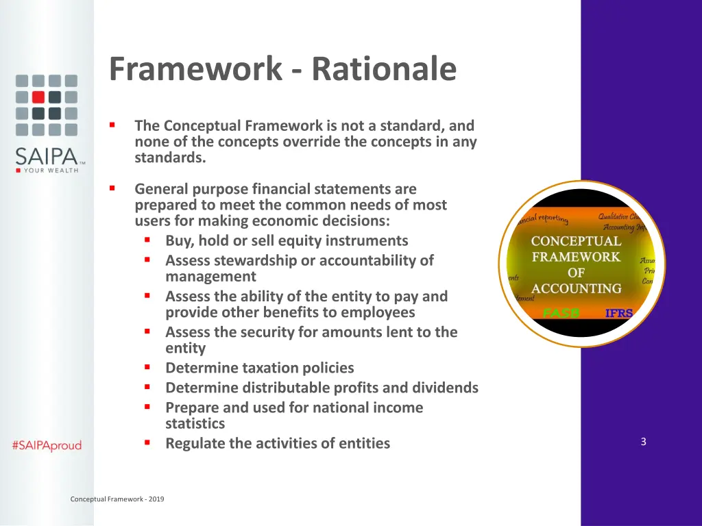 framework rationale