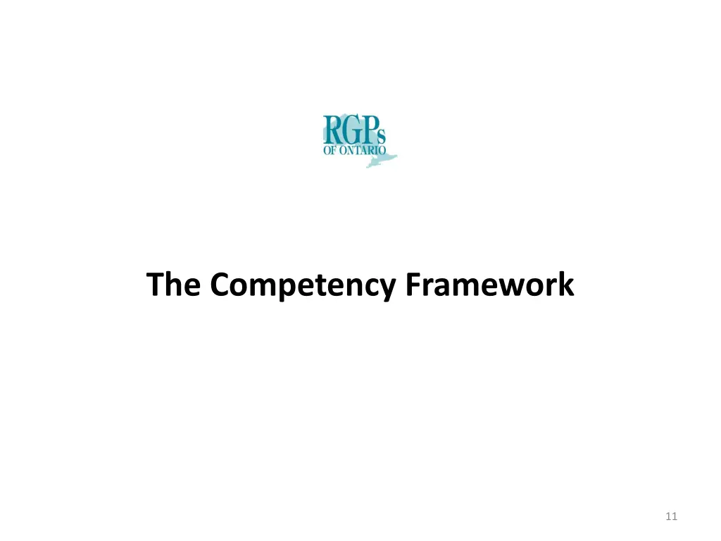 the competency framework