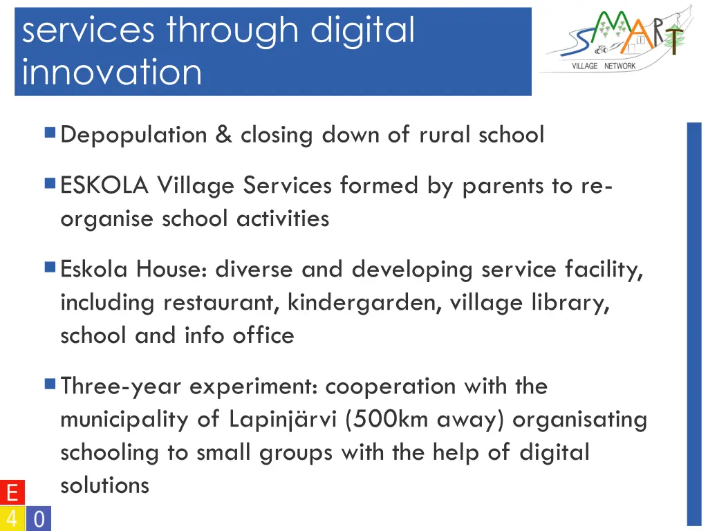 eskola reviving rural services through digital