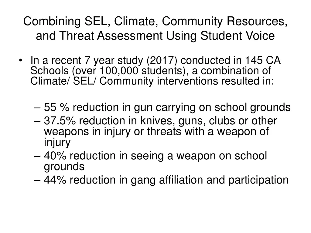 combining sel climate community resources