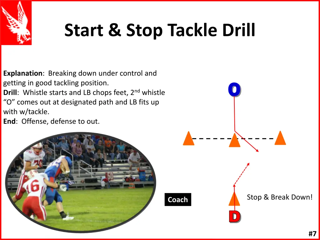 start stop tackle drill