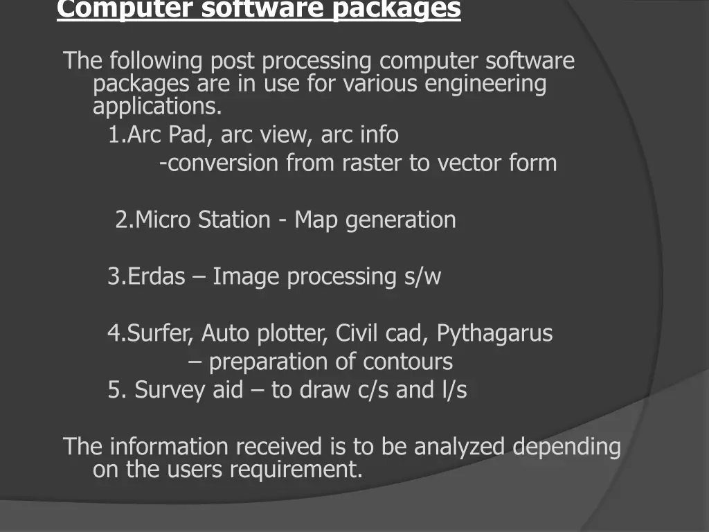 computer software packages