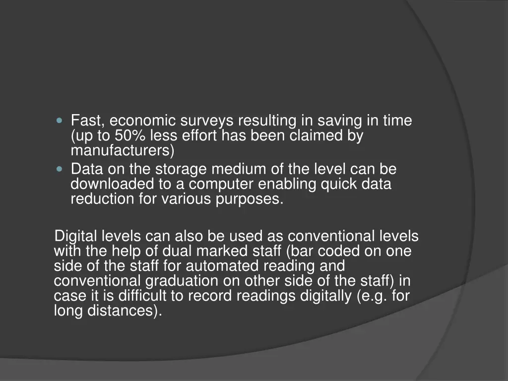 fast economic surveys resulting in saving in time