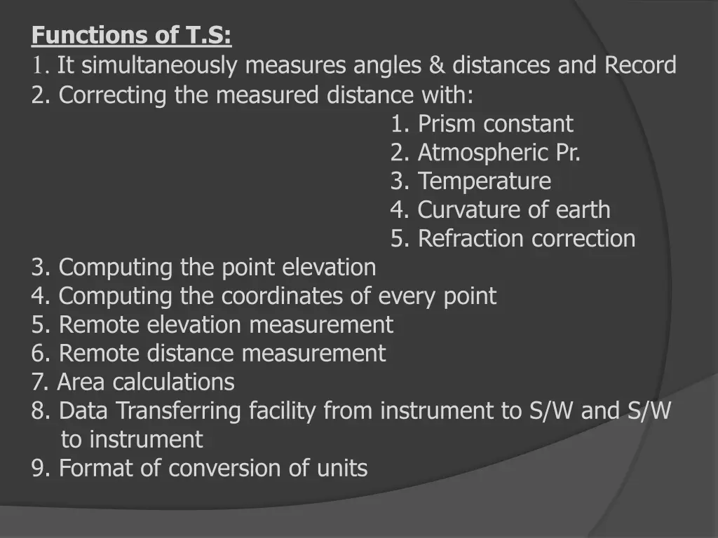 functions of t s 1 it simultaneously measures