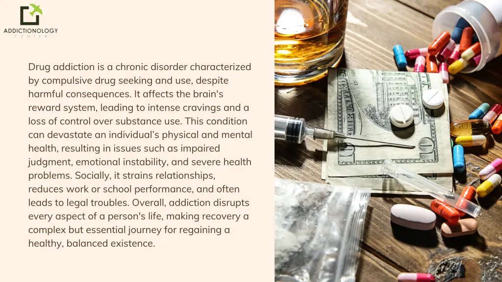 drug addiction is a chronic disorder