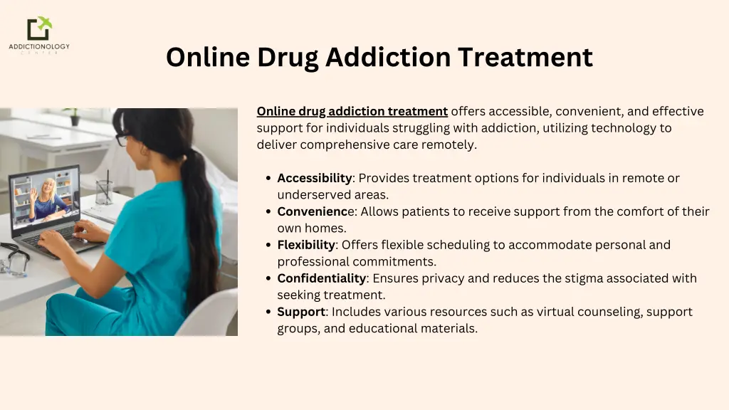 online drug addiction treatment