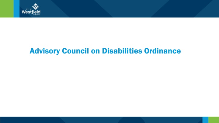 advisory council on disabilities ordinance