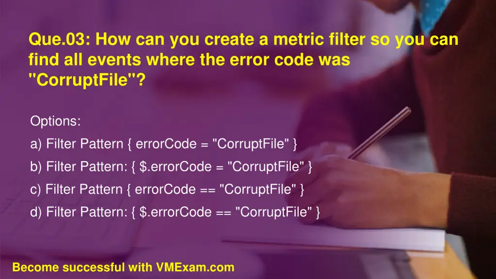 que 03 how can you create a metric filter