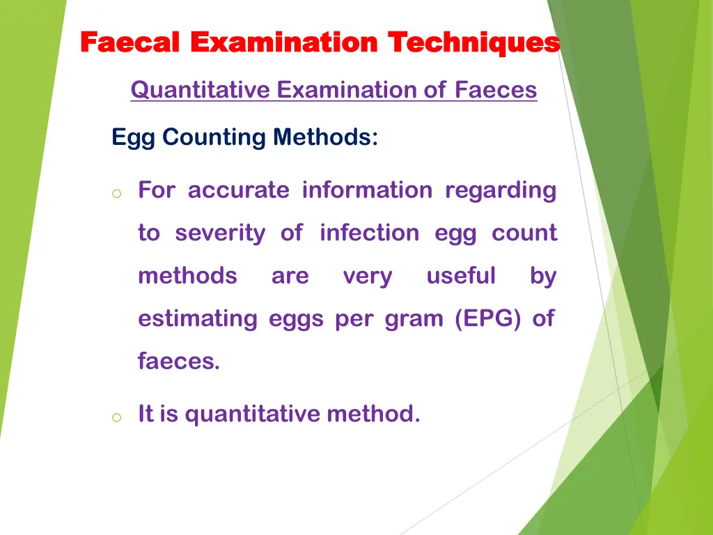 faecal faecal examination techniques examination 12