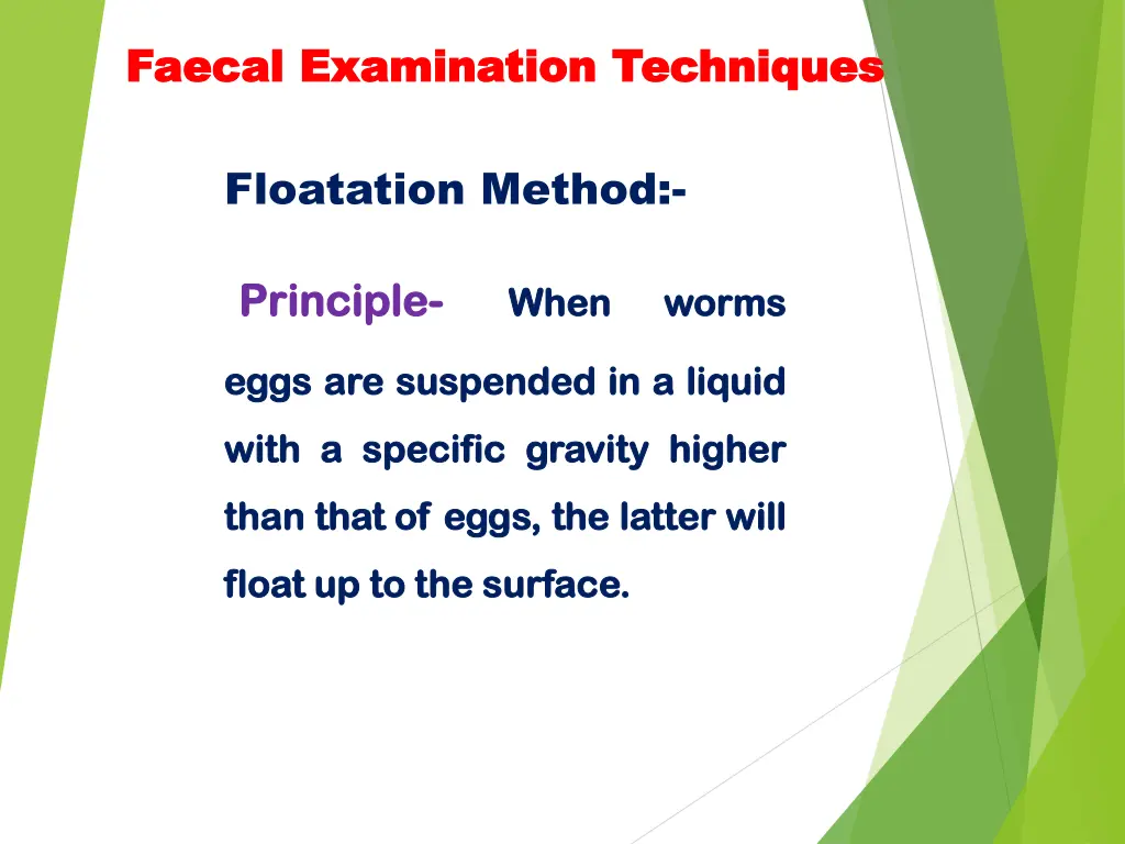 faecal faecal examination techniques examination 4