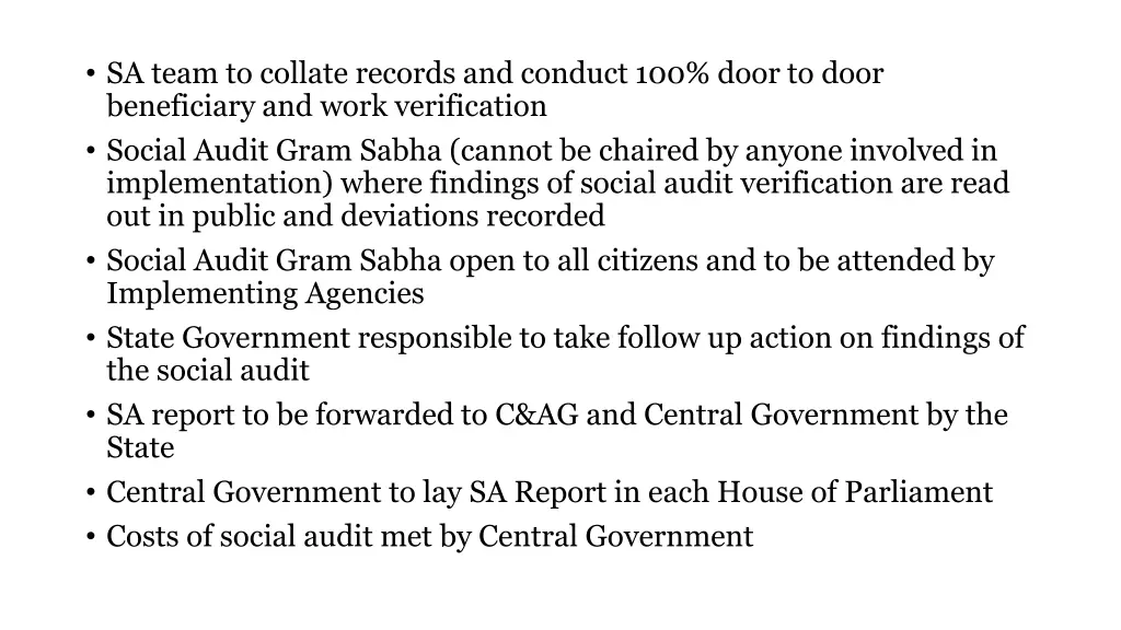 sa team to collate records and conduct 100 door