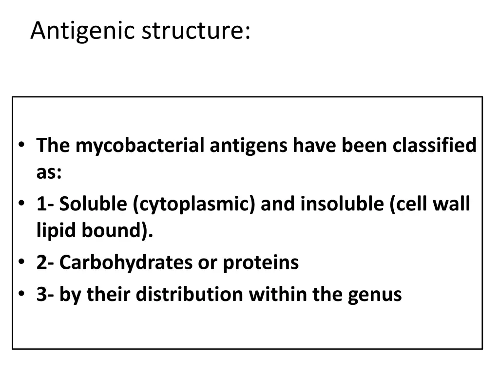 antigenic structure