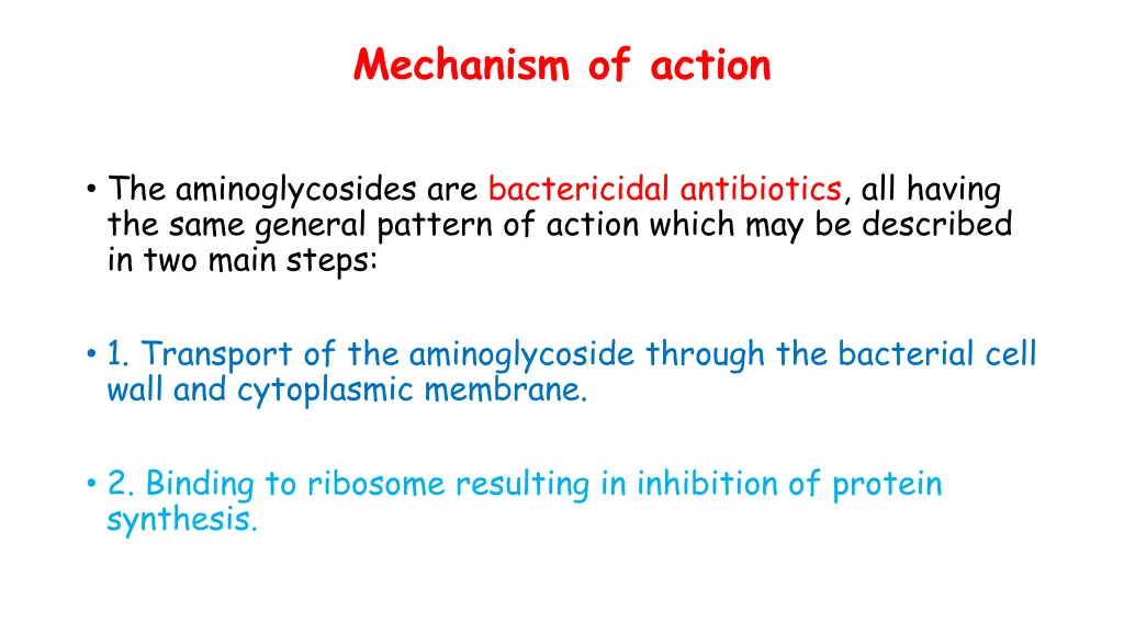 mechanism of action